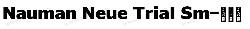 Nauman Neue Trial Sm字体转换
